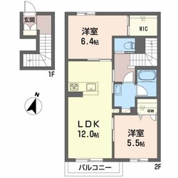 シャーメゾン端岡の物件間取画像